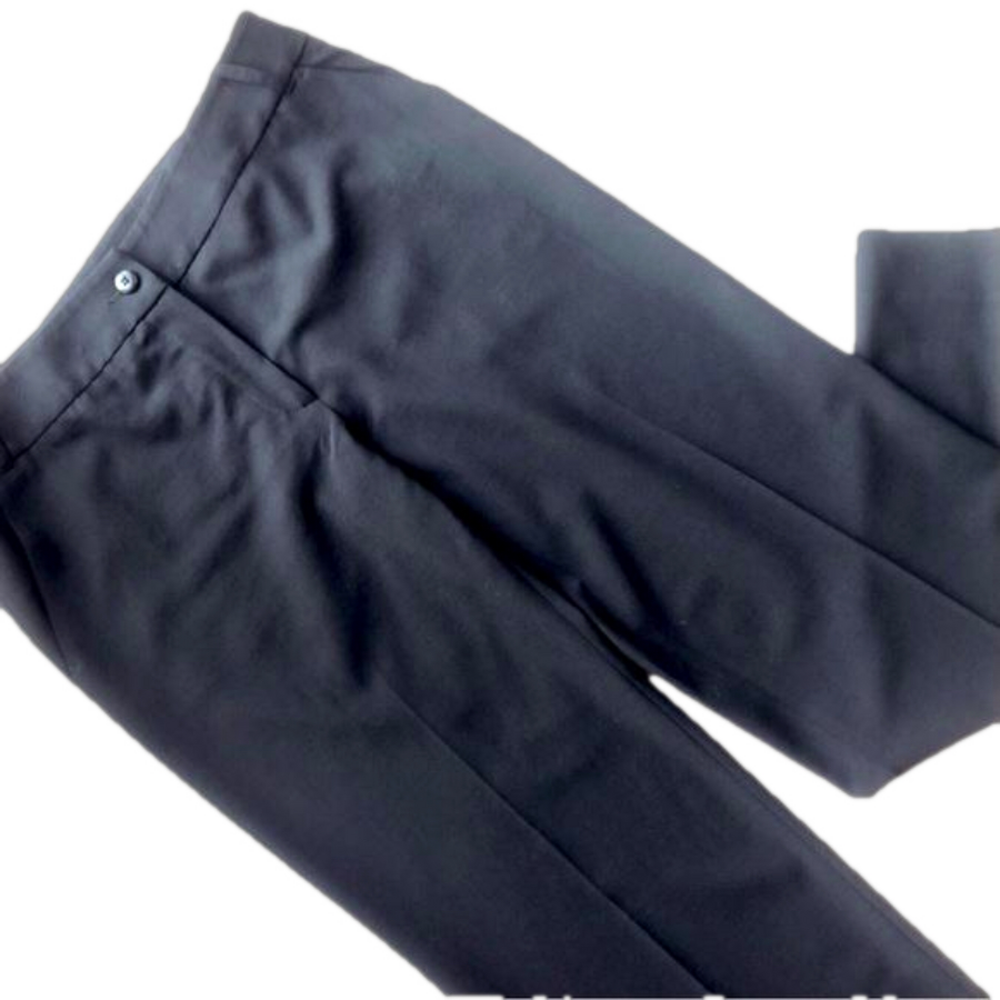 Armani Collezioni Black Straight Leg Dress Pants